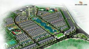 Hình ảnh tổng quan khu đô thị vườn Cam