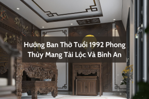 Hướng Ban Thờ Tuổi 1992 Phong Thủy Mang Tài Lộc Và Bình An 3 Hướng ban thờ tuổi 1992 phong thủy mang tài lộc và bình an