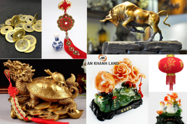 Sử dụng biểu tượng và vật phẩm phong thủy